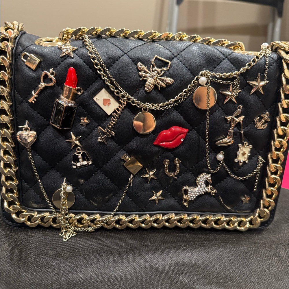 Aldo Black Crossbody Bag with Sleek Design